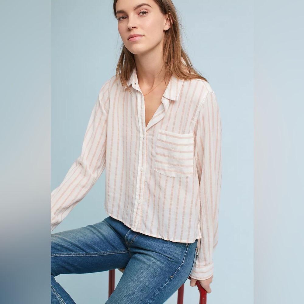 Anthropologie Current/Elliott Boyfriend Buttondown size 2